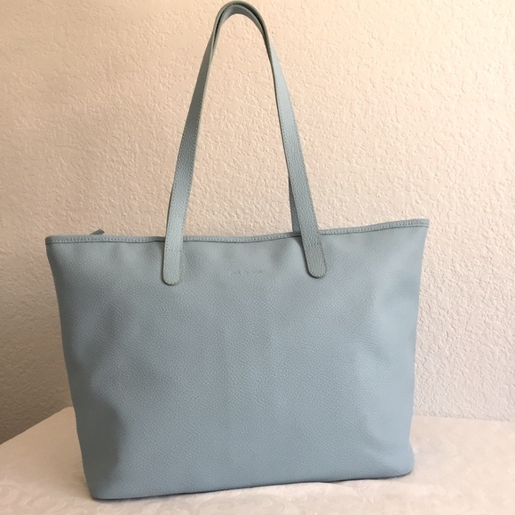 Jack George large blue leather tote - Picture 6 of 12